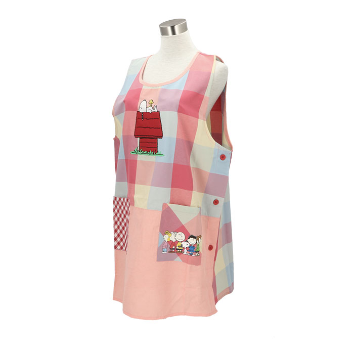 楽天市場 エプロン 保育士 定番 ムーミン スヌーピー キャラクター グッズ 大きいサイズ 大きなサイズ 2l 3l サイズ かわいい おしゃれ 介護士 ポケット ナチュラル 母の日 プレゼント Snoopy サイドボタン Backyard Family 雑貨タウン