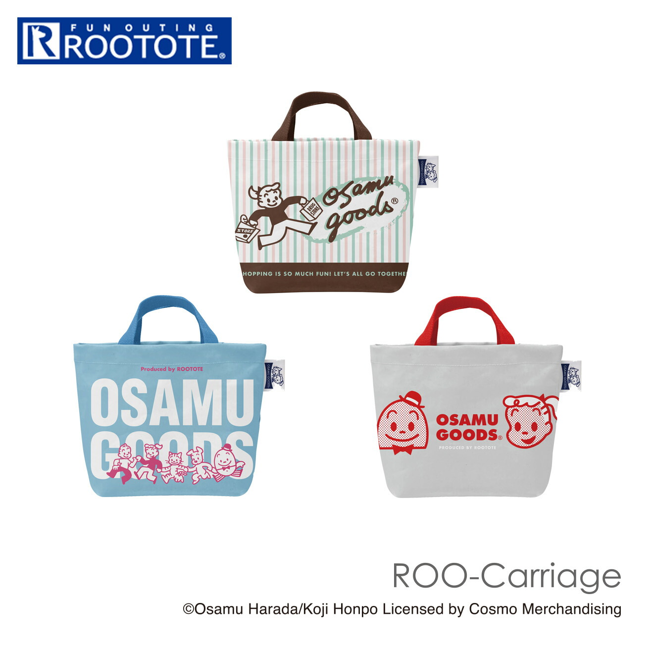 ルートート OSAMUGOODS オサムグッズ　トートバッグ3点セット　新品 trim_ofcrs_item1736716e380911e