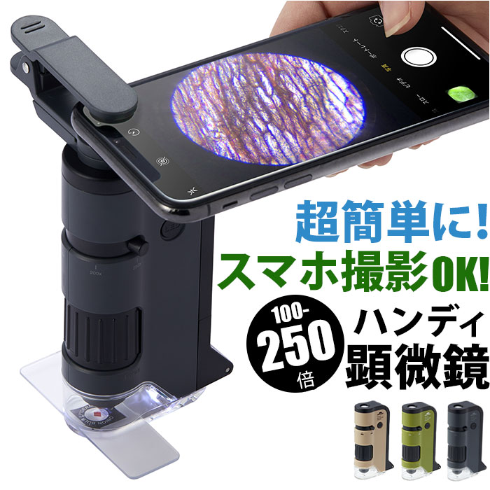 楽天市場】顕微鏡 子供 通販 ハンディ顕微鏡 DX レイメイ藤井