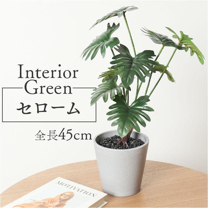 楽天市場】観葉植物 フェイク 大型 通販 フェイクグリーン セローム