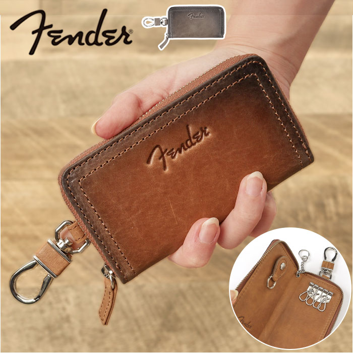 Fender - システム手帳+Key holder Fender™ Leather Pick Holder Keychain