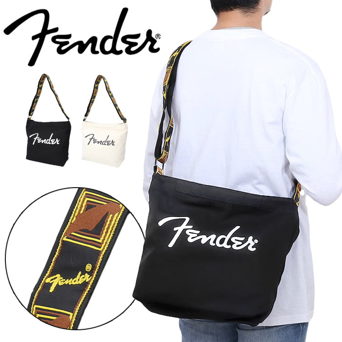 Fender フェンダー ショルダー 6001 定番 ななめがけ 斜め掛け ショルダーバック ショルダーバッグ 斜めがけ 肩掛け 大きめ 大きい キャンバス 軽量 軽い 帆布 コットン A4 カジュアル メンズ レディース 男女兼用 ユニセックス