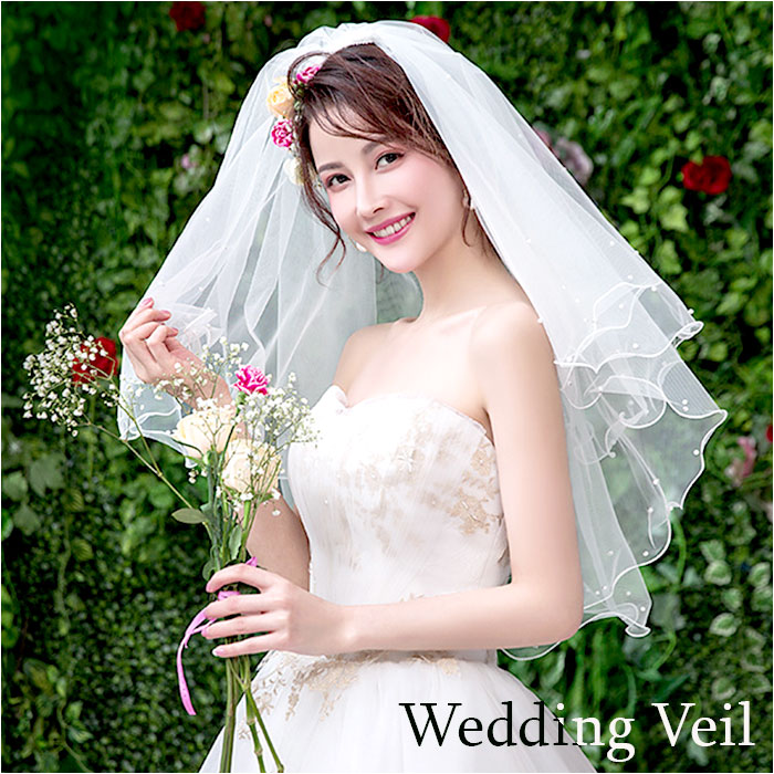 楽天市場】ウェディング ベール ショート 通販 ウェディングベール