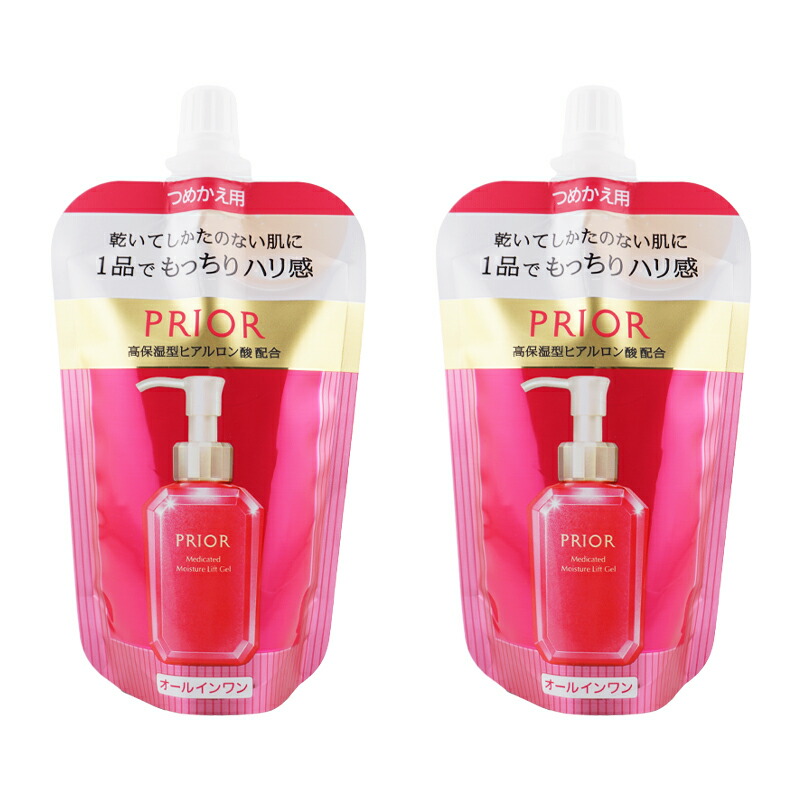 [2個セット]PRIOR プリオール 薬用 うるおい美リフトゲル つめかえ用 105ml レフィル オールインワン化粧品 詰替え用[医薬部外品][ギフトラッピング対応]