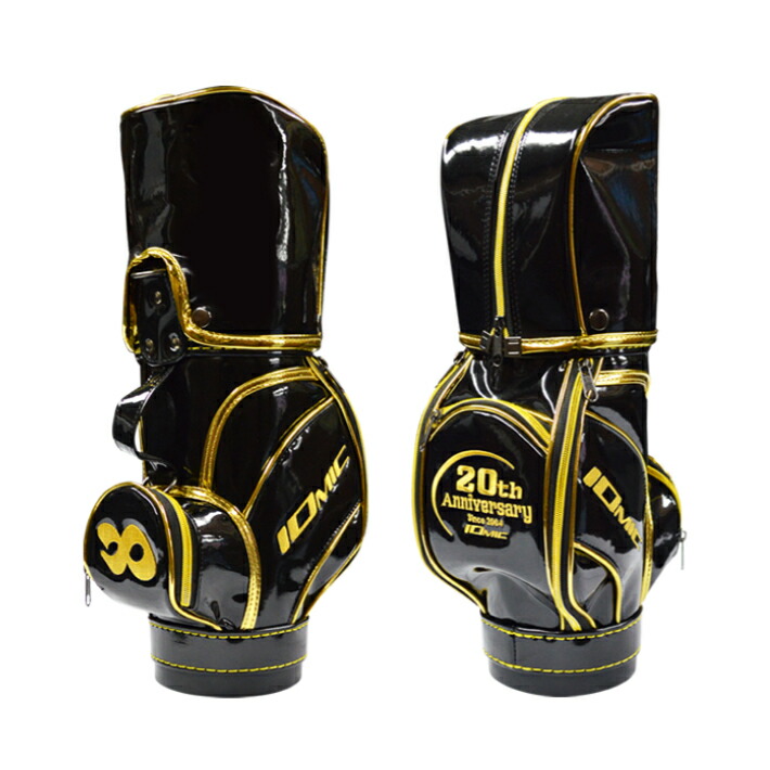 イオミック キャディバッグ 黒/赤 イオミック IOMIC キャディーバック 2019年モデル ゴルフバック 黒赤