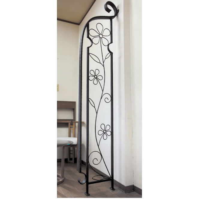 楽天市場】ロートアイアンパーテーション（仕切り）RAP-01ブラック