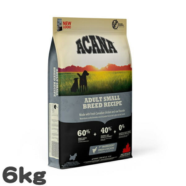 楽天市場】ACANA アカナ アダルトスモールブリードレシピ 6kg 成犬用