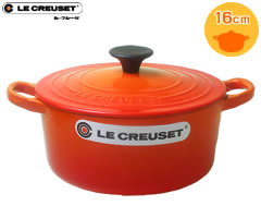 楽天市場】ル・クルーゼ／LECREUSET ココットロンド22cm オレンジ
