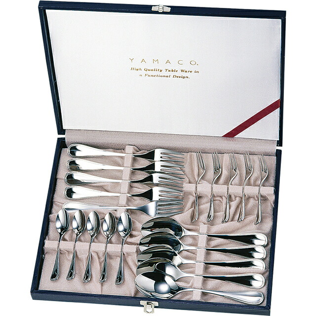 誠実 山崎金属工業 Yamaco エレガンス 18 8 デザートセットpcs El カトラリーセット スプーン フォーク 18 8ステンレス ヤマコ 21正規激安 Aqsasport Org
