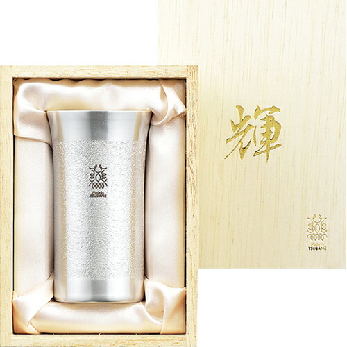 タマハシ  輝 純銅銘酒器 銀完成 KG-12 （日本製・銅製タンプラー・銀メッキ・『御手伝いさん・はたご屋・ツバメ』・燕・MadeInTsubame）