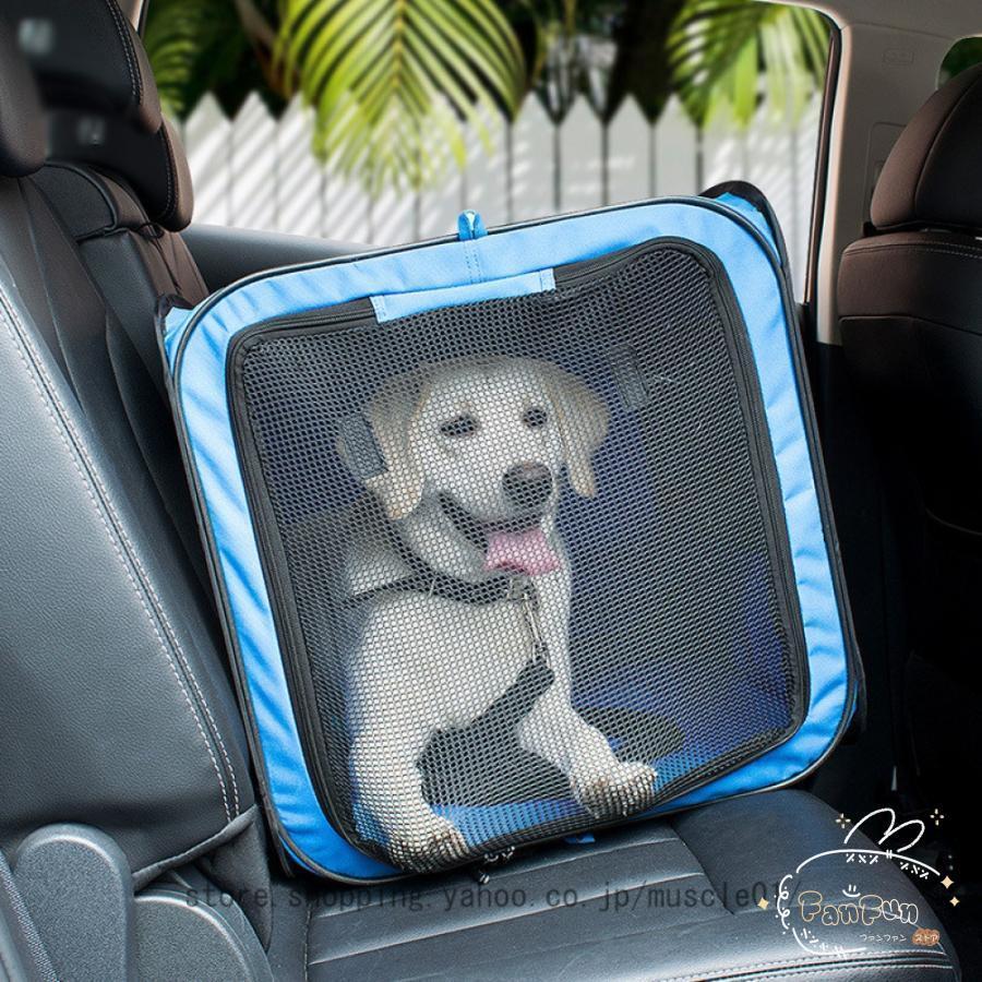 ペット用 折り畳みケージ 屋外ゲージ 災害時のペットハウス 犬用 猫用 犬用 ソフトクレート おでかけ用品 ドッグハウス メッシュ窓 通気