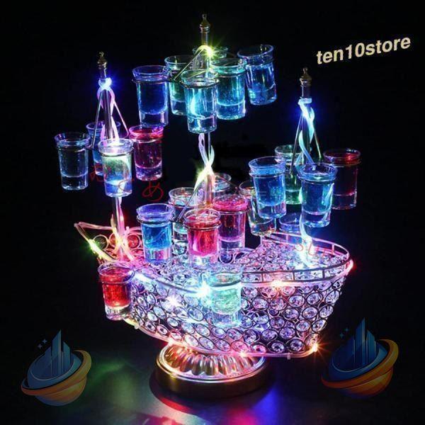 幻の船 LED酒瓶の書きあらわす棚 24優勝杯 バーホテルLED酒棚の書きあらわす棚 幻の船を具体化ゾンチー酒器 船型酒棚 テキーラご覧になる車 寄り合い 開店祝