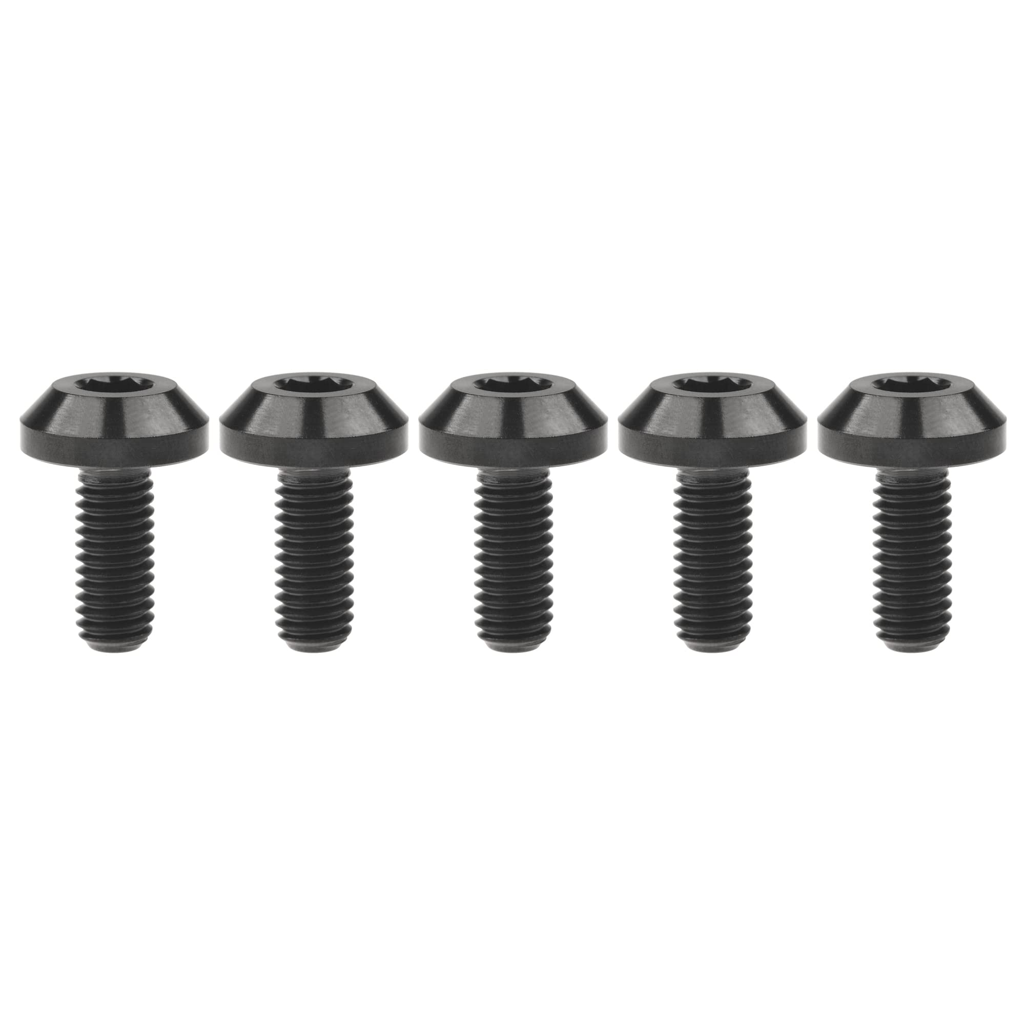 チタンアロイ六角穴M6x12 15 20 25 30 35粍 M8x 15 20 25 30 35 40粍銀輪オートバイホイールナンバープレート初っ切り雄捩子5本仕掛ける (M6x1
