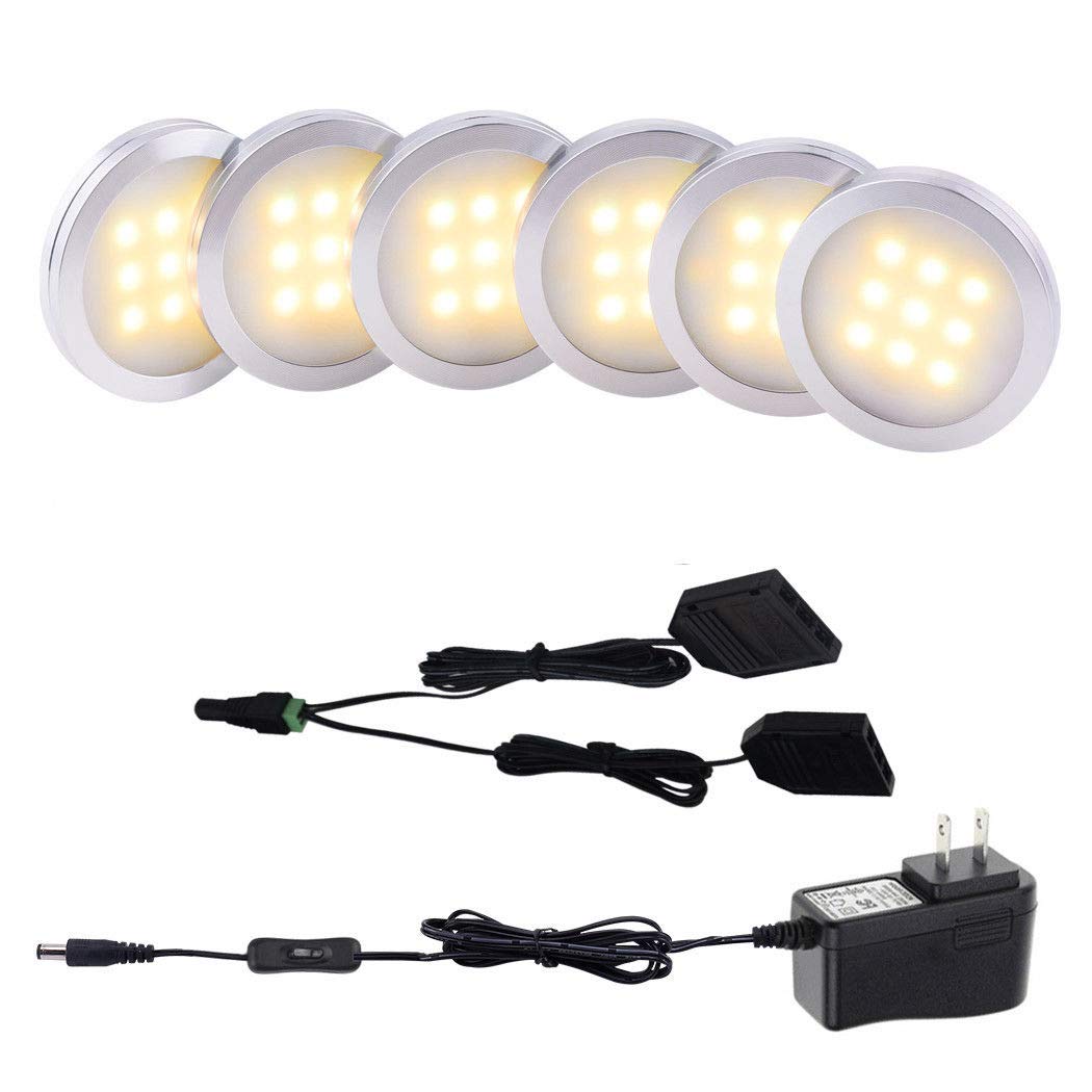 LED 押し入れ下点火装置 キッチンカウンターライト 6x2w 12V スイッチオン/オフUSW-BHUV-122-34FA44CAE3