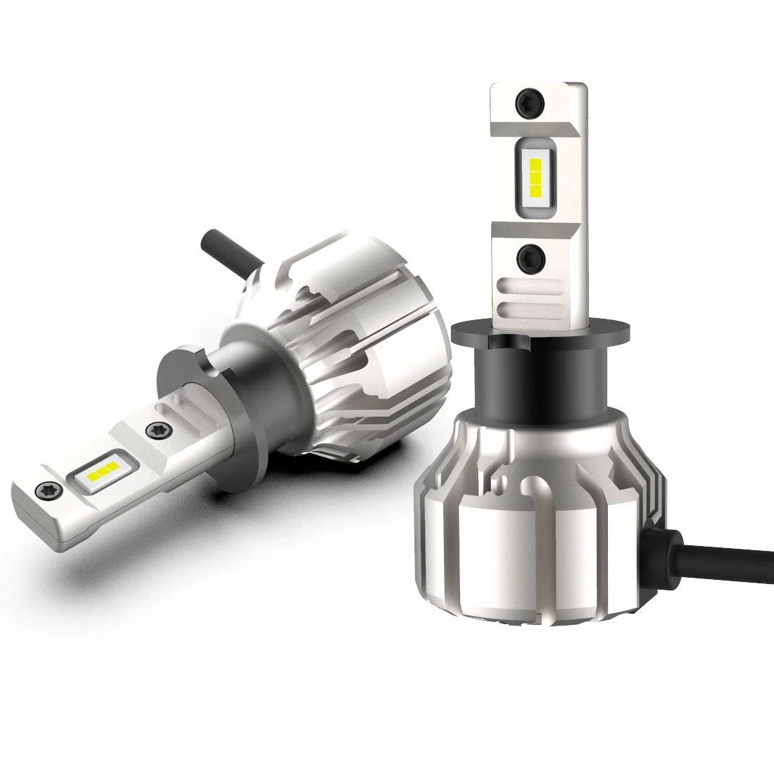 LEDフォグランプ H3 黄味がかった 黄色-ポーペ 60W 1200LM 3000K 12V/24V兼用 無相互対立 CSP心付け積み上げる 両面発しる 2本書き割り
