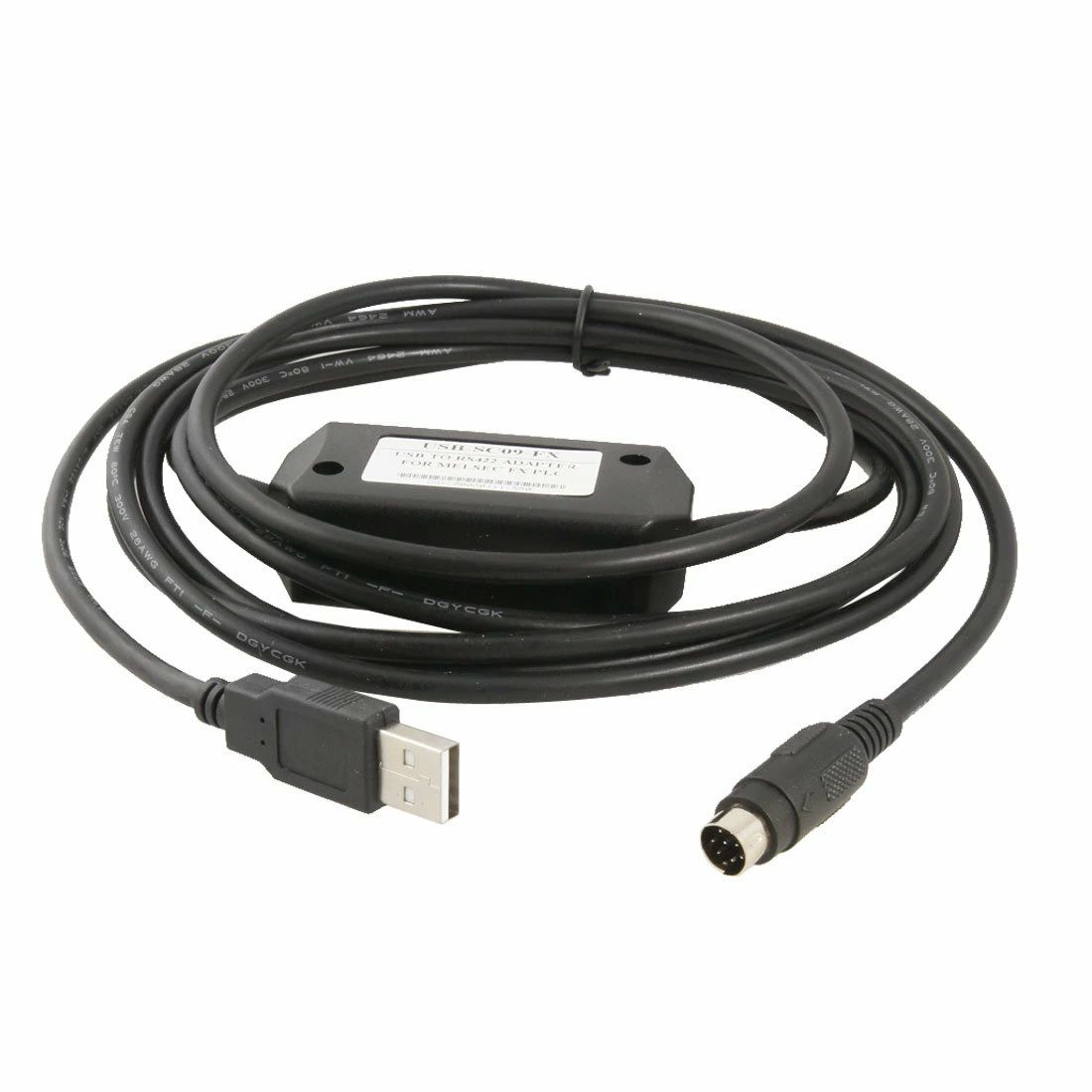 U S B - RS422 PLC プログラム 有線テレビ 2.5M U S B-S C 09-FX 有線テレビ 三菱 MELSEC PLC プログラム用