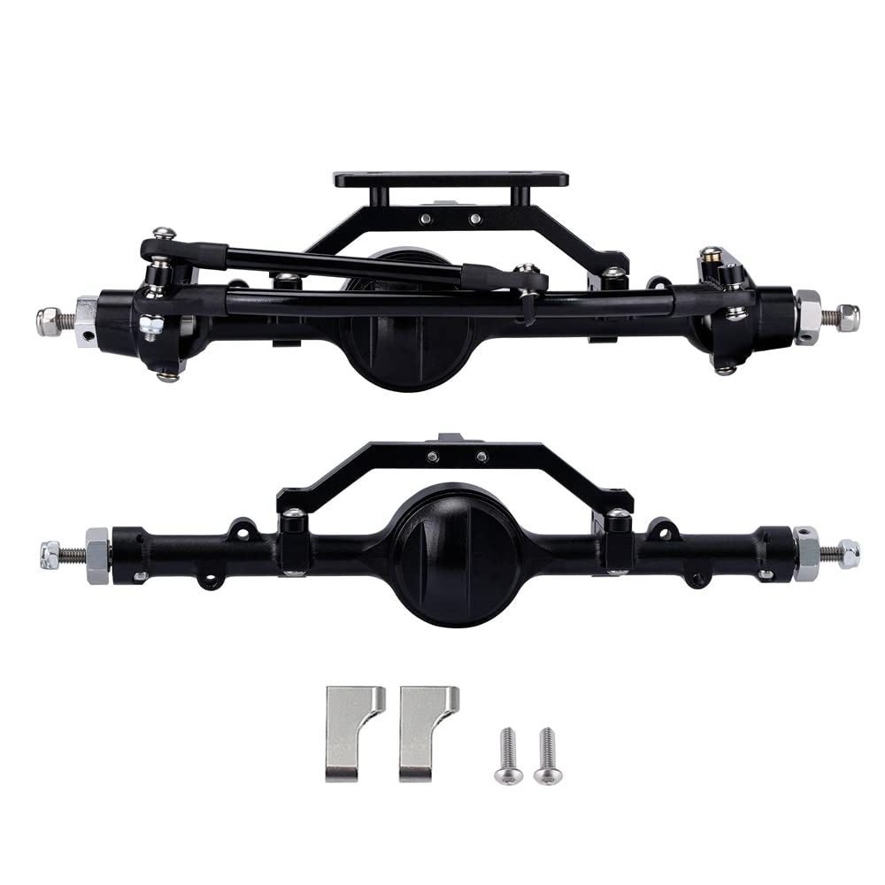 金属元素D90向こう正面およびリアアクスル、1/10 RC スパイダー D90 D110 Gelande II Yota II Axle用アップグレードパーツ