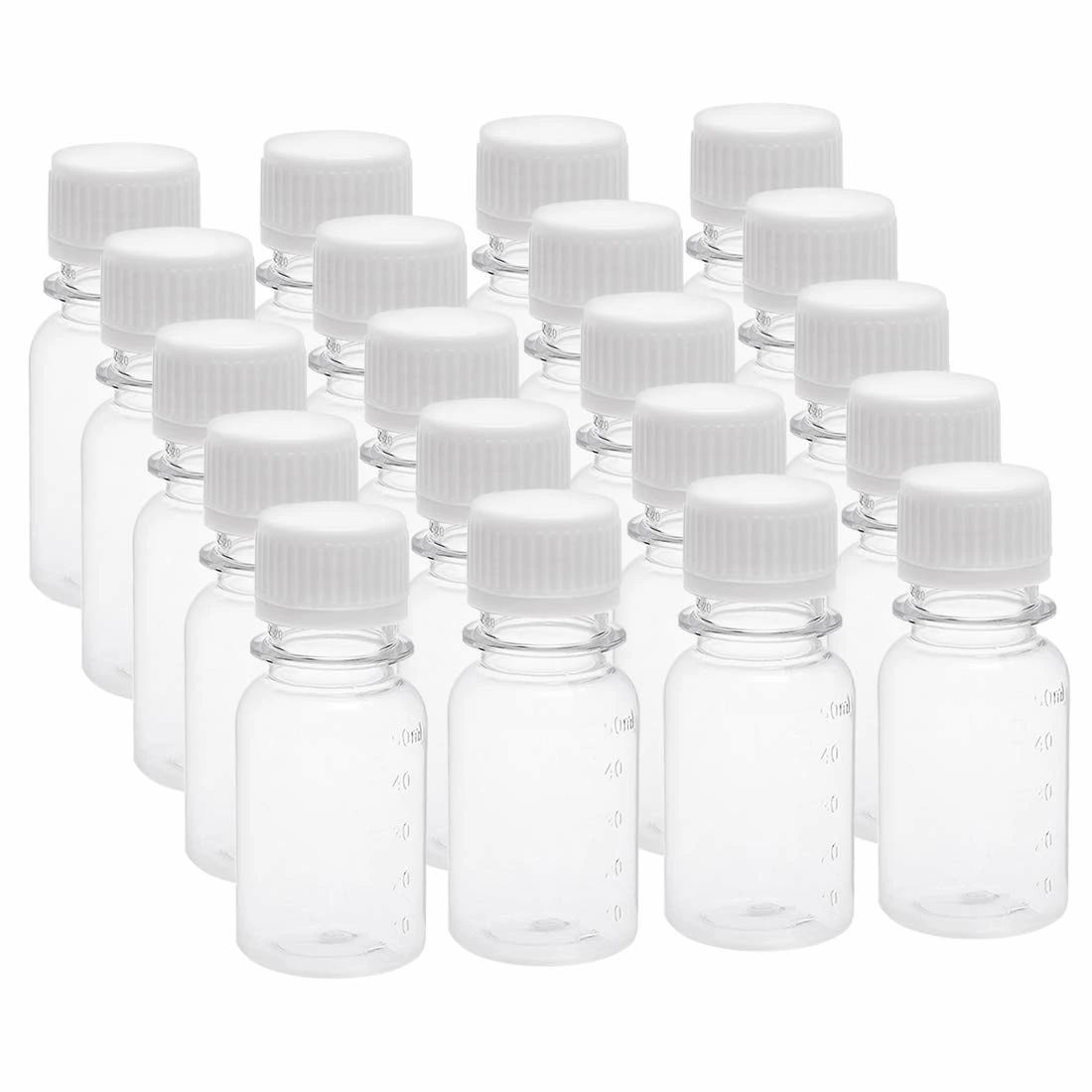 T 可塑性物質澄み切った瓶 1.7 薬局衡オンス/50 ml 可塑性物質科学研究所用瓶 小型口容れものせつ然たる瓶 20個入り口・入口