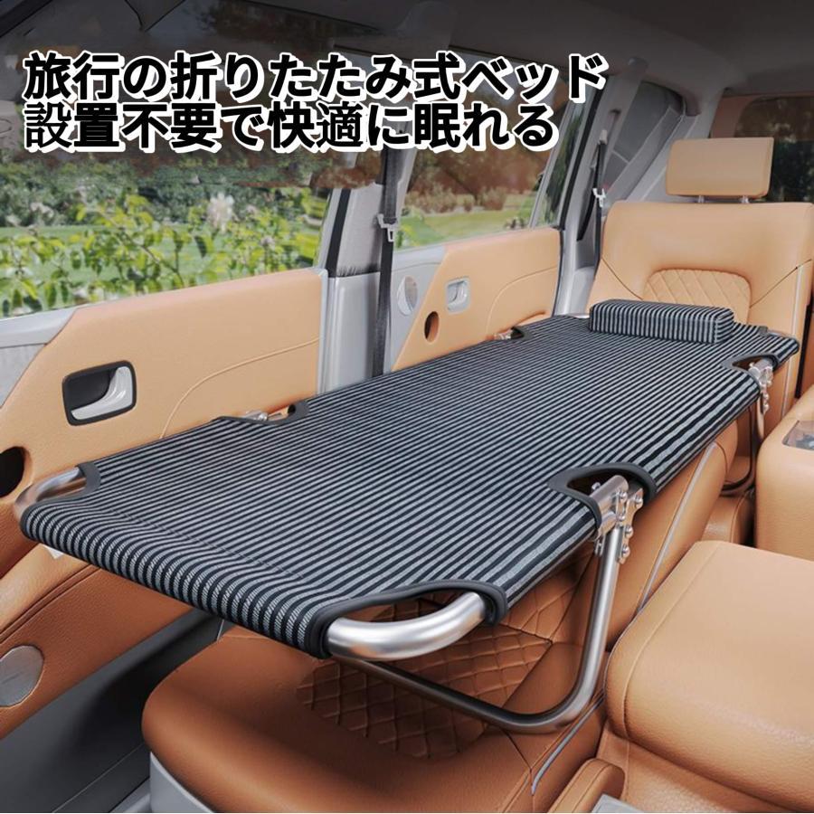 車を使って作られた臥榻で 充気式ではなく、どんな車にも使える車載用の臥榻です 折りたためる旅する用臥榻で、車の中で眠る利益の