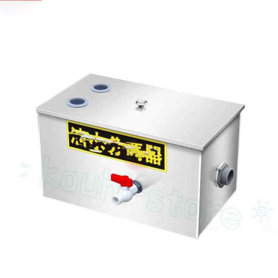 グリーストラップ ステンレス製 油水分離器 キッチン 流し台排水用 厨房排水処理ツール用 厨房施設 飲食店 家庭用 業務用