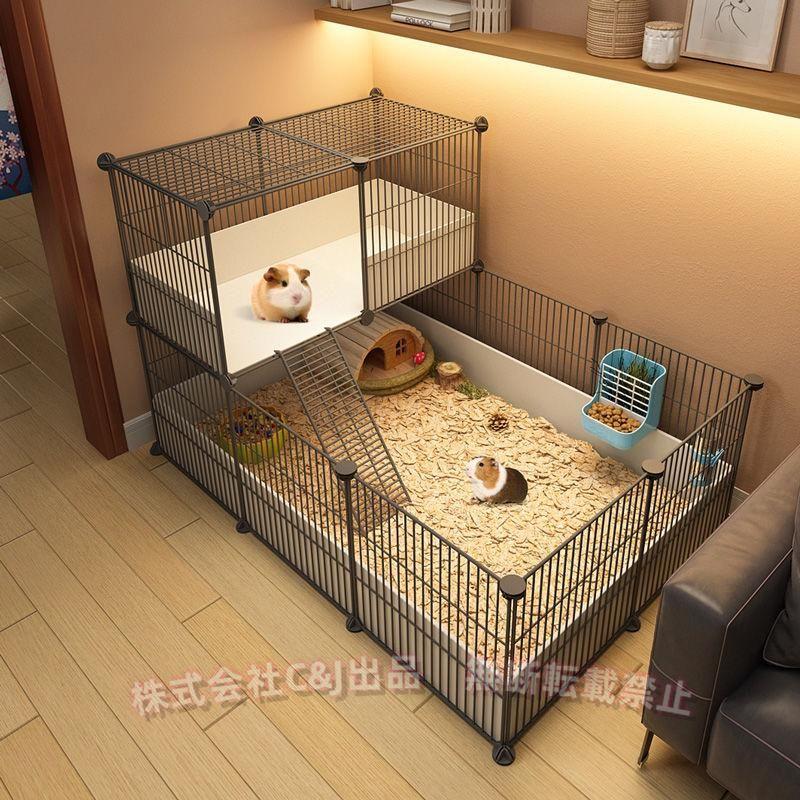 ハムスター伏せ篭 DIY小毛の荒物倶楽部 プレイハウスC\u0026J（株)2-実験材料/小毛の荒物相応う エンクロージャー 運動すること間隔文字 精神的な統合式 愛玩動物装置