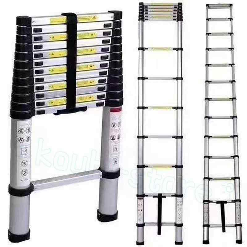 伸縮掛けはしご 脚立 8m/ 7m/ 6. 2m/ 5m/ 4m/ 3. 8m/ 2.6mルーフトップテント用伸縮掛けはしご、屋根裏部屋RV屋根裏部屋室外やり方用軽銀取りひろげる伸縮
