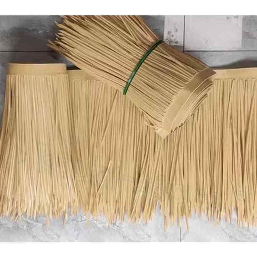 人工芝 茅葺 地べた黄色のメキシカン?麦わら?大屋根?パーム?サッチ、 50糎 の幅の防火効き目のある組み入れる的な茅は走者を転がす、