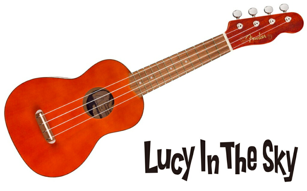 楽天市場】Fender ソプラノウクレレ VENICE SOPRANO UKULELE