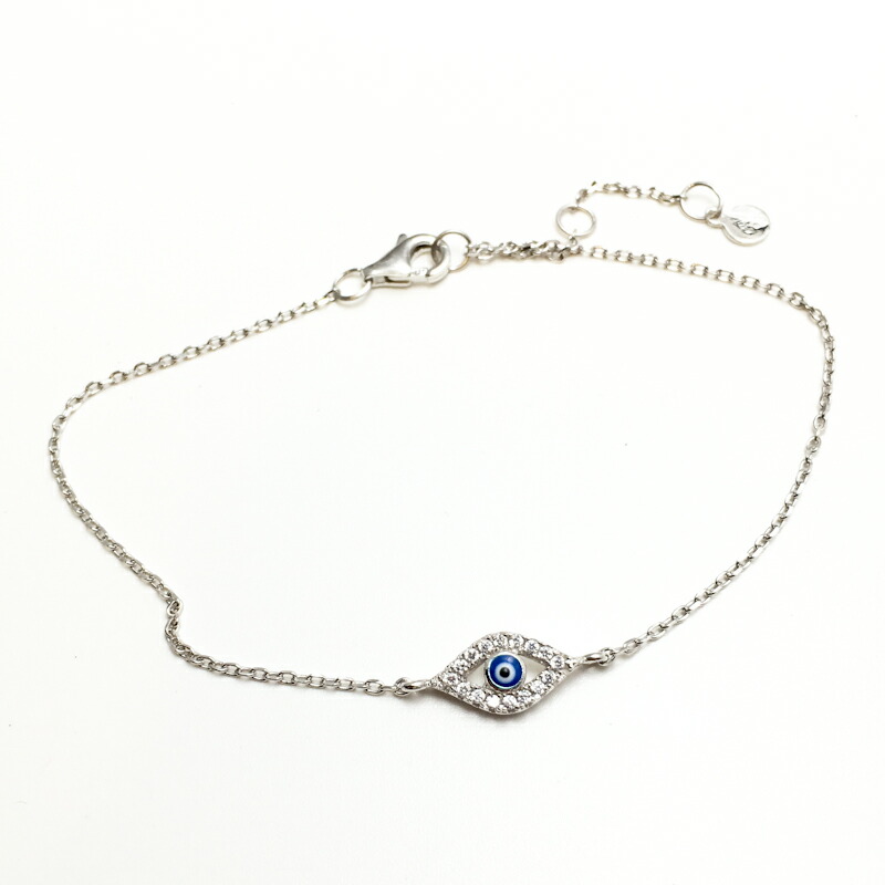 楽天市場 Sv925 アクセサリー アイモチーフ ブレスレット 全1色 シルバー ジルコニア 目玉 ファティマの目 ハムサ ナザールボンジュウ スターリングシルバー シルバー925トルコ厄除けミリアム ナザールボンジュウ ナザールボンジュー Nazar Bonju Nazar Bonju Ludique