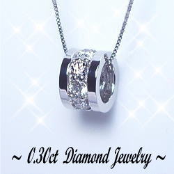 K18YG/PG/WG【0.3ct】フルエタニティ ダイヤモンド ペンダント ネックレス リングチャーム ［SIクラス］透明感溢れるダイヤ フルエタ エタニテリング ペアジュエリー ゴールド シンプル メンズ レディース 母の日 ギフト 記念日 10周年 【送料無料】