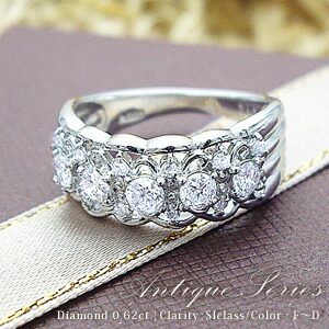 楽天市場】【高級品】pt900 ダイヤ【計0.04ct】ダイヤモンド