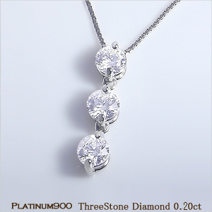 楽天市場】あす楽【大特価】pt900【0.2ct】プチダイヤモンド スリー