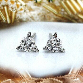 楽天市場】【特価品】K18YG/PG/WG【0.24ct】プリンセスカット