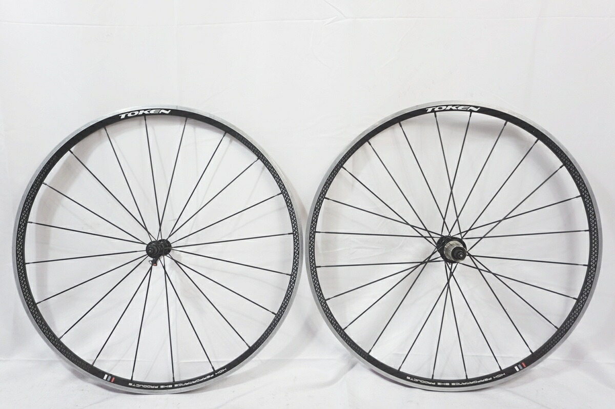 希少 TOKEN C55 シマノフリーカーボンホイールセット トーケン TOKEN C55 シマノ 12/11S クリンチャー カーボン