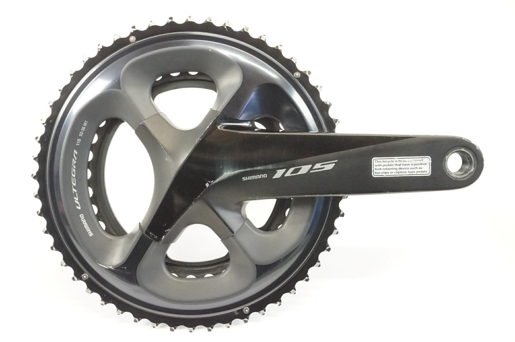 FC-R9200-P DURA ACE パワーメーター付きクランク 170mm DURA-ACE デュアルサイドパワーメータークランクセット 2x12スピード
