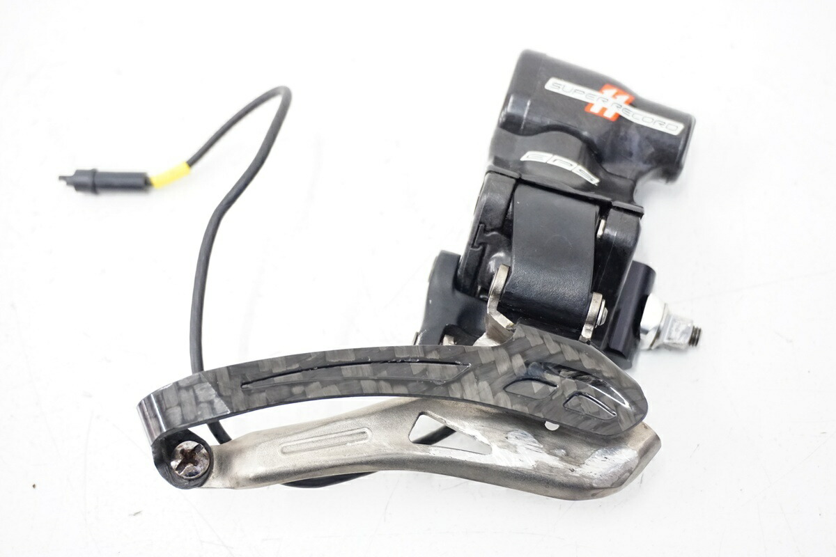 【中古】 CAMPAGNOLO「カンパニョーロ」 SUPERRECORD EPS フロントディレーラー / バイチャリ浜松店｜buychari