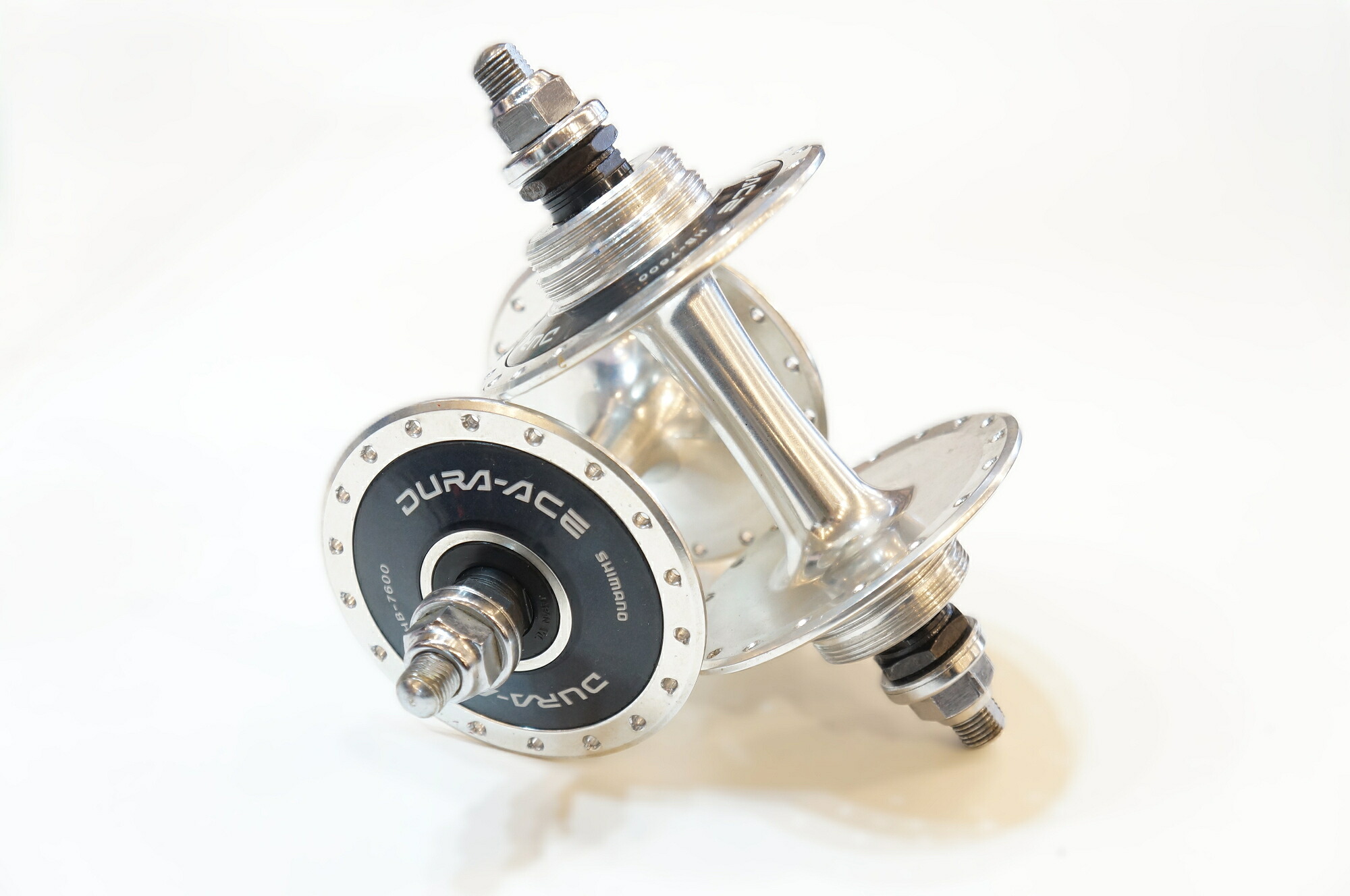 【中古】 SHIMANO 「シマノ」 DURA-ACE HB-7600 前後こしき書き割り / バイチャリ浦和軍事基地