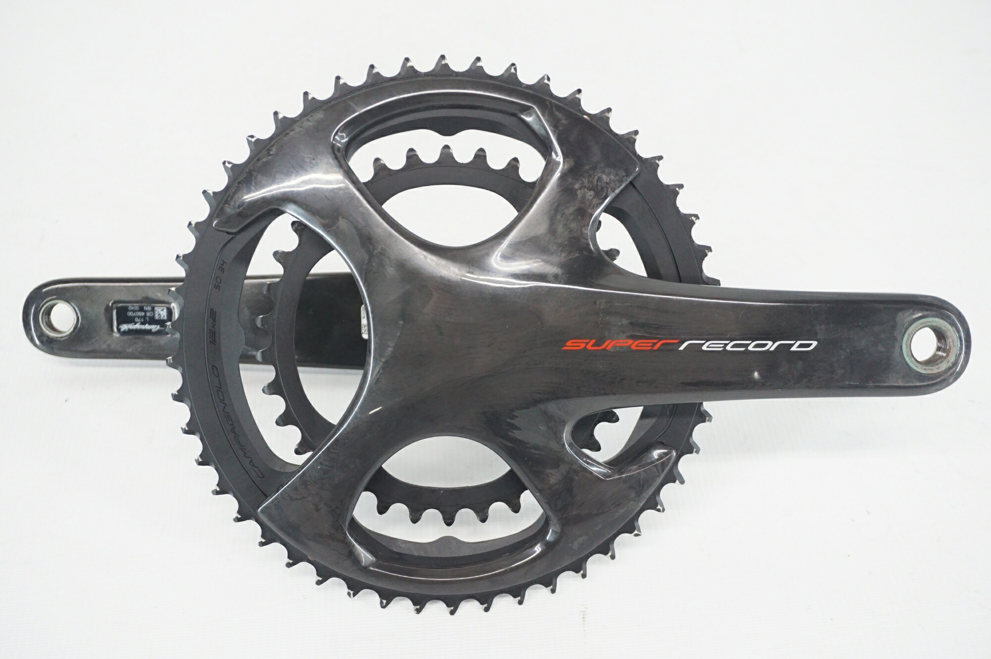 【中古】 CAMPAGNOLO 「カンパニョーロ」 SUPER RECORD 12速 50-34T 170粍 スターター仕掛ける / バイチャリ阪急塚口店