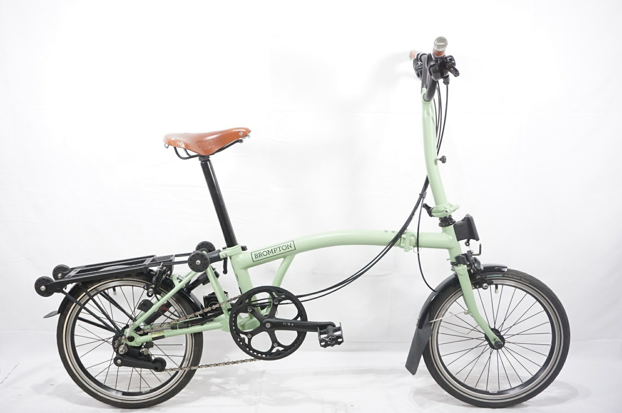 【中古】 BROMPTON 「ブロンプトン」 C LINE EXPLORE MID M6L 2023年青写真 16in 折りたたみ銀輪 / バイチャリAKIBA店