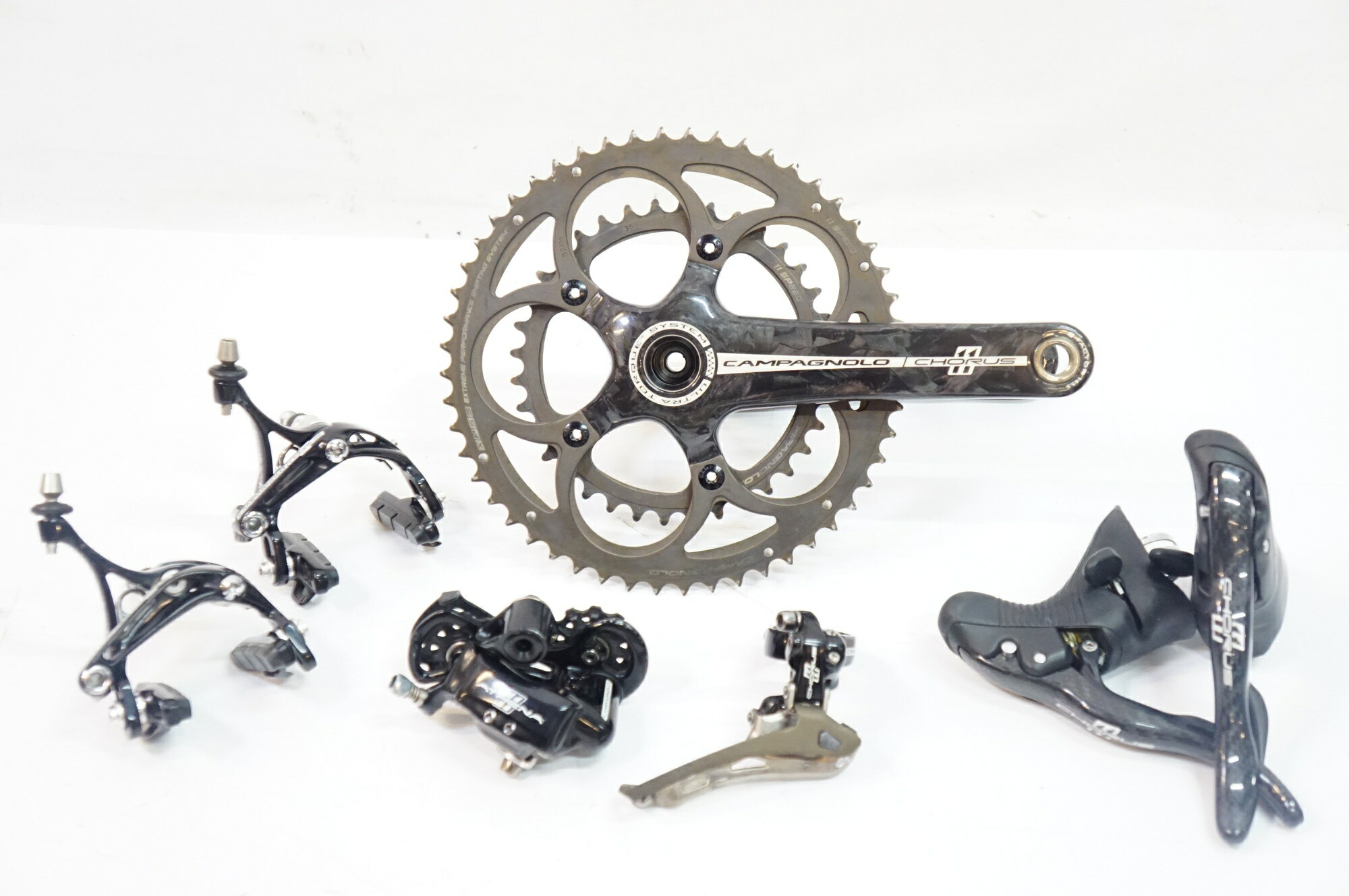 【中古】 CAMPAGNOLO 「カンパニョーロ」 CHORUS \u0026 ATHENA コンポセット / バイチャリ熊谷店
