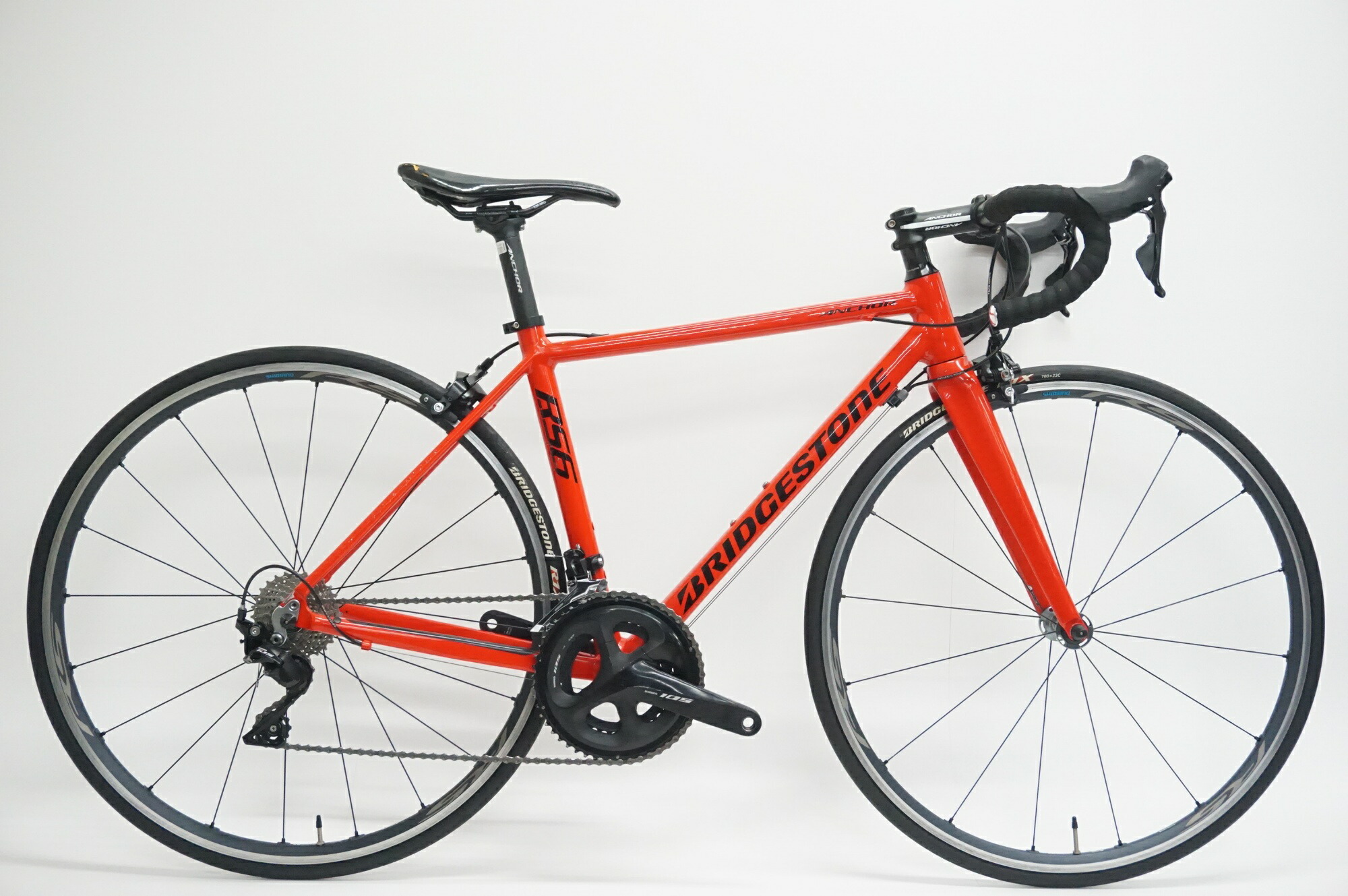 【中古】 BRIDGESTONE 「ブリヂストン」 ANCHOR RS6 EQUIPE 2019年頃 ロードバイク / バイチャリ福岡店｜buychari