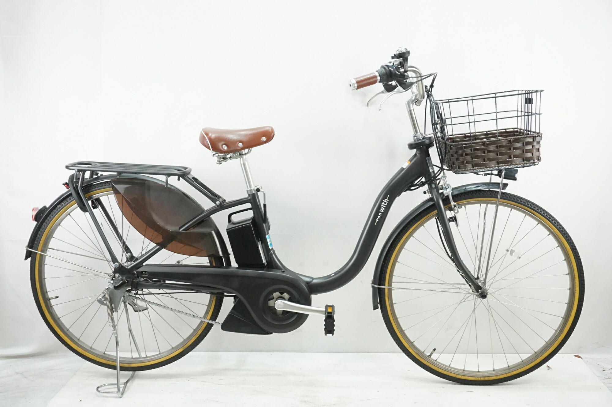 【中古】YAMAHA 「ヤマハ」 PAS WITH 2024年青写真 26in 電動助けること銀輪 / 廟堂店