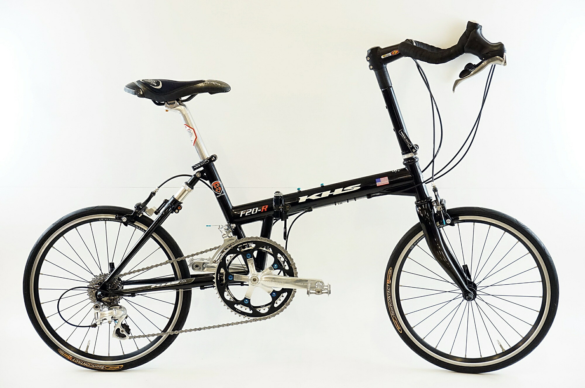 【中古】 KHS 「ケーエイチエス」 F-20R 2008年頃 折り畳み銀輪 / バイチャリ浜松店