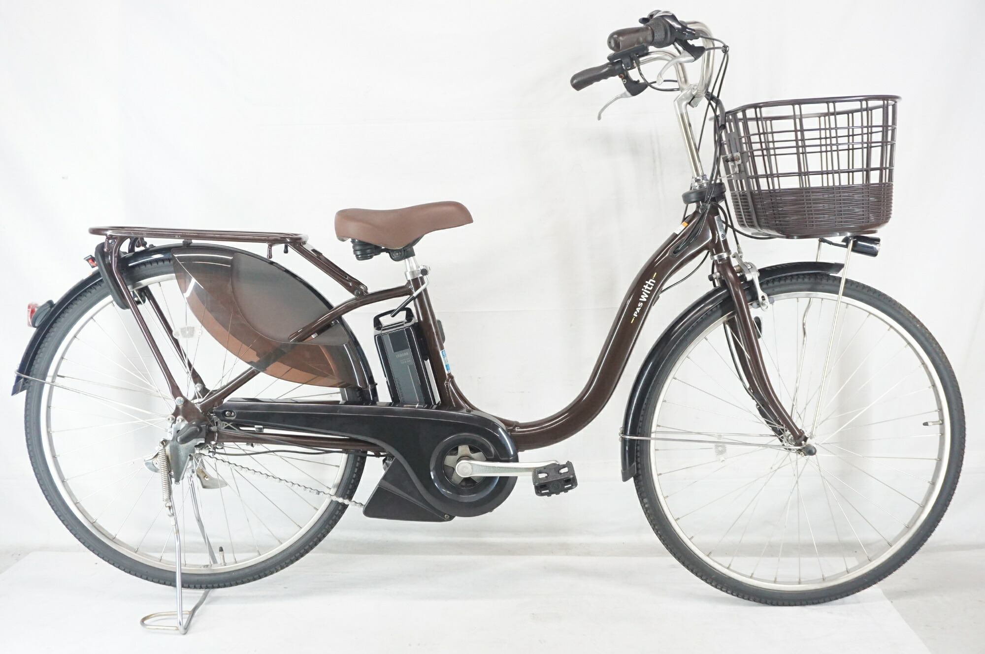 【中古】 YAMAHA 「ヤマハ」 PAS WITH PA26W 2023年青写真 26in 電動助けること銀輪 / バイチャリ阪急塚口店