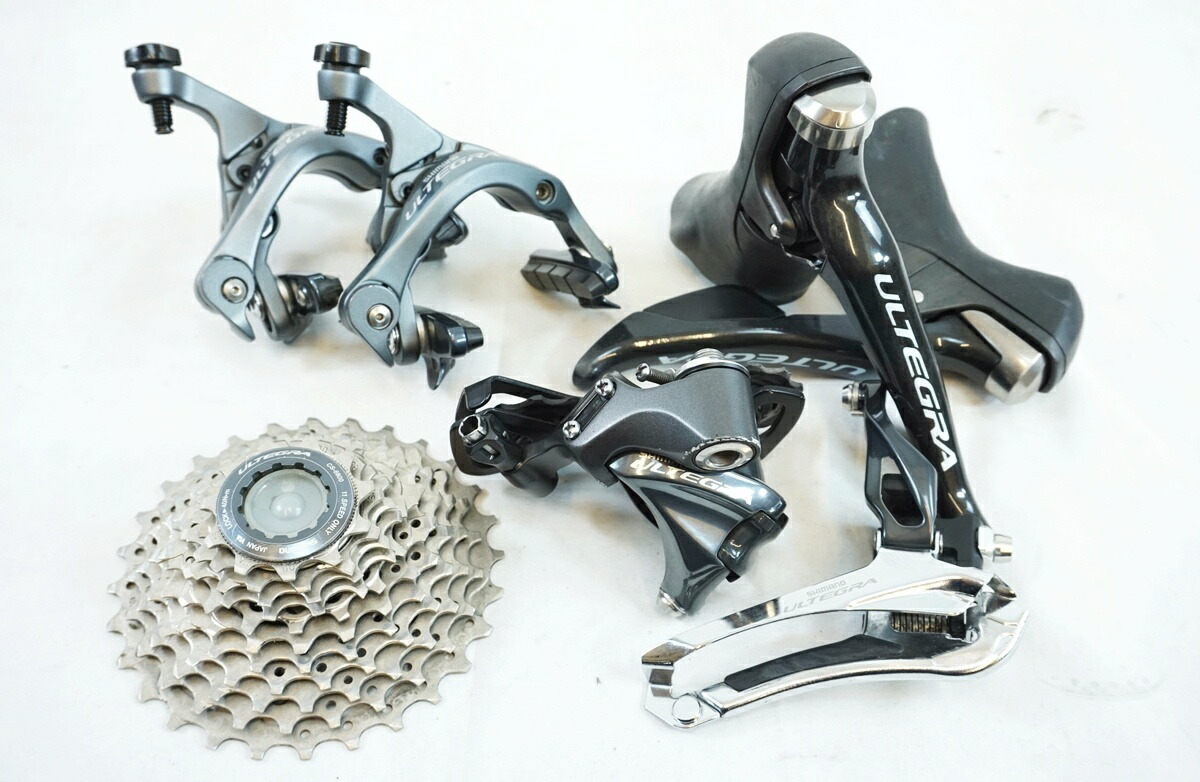 【中古】 SHIMANO 「シマノ」 ULTEGRA 6800 コンポセット / バイチャリ有り明け方庭園店