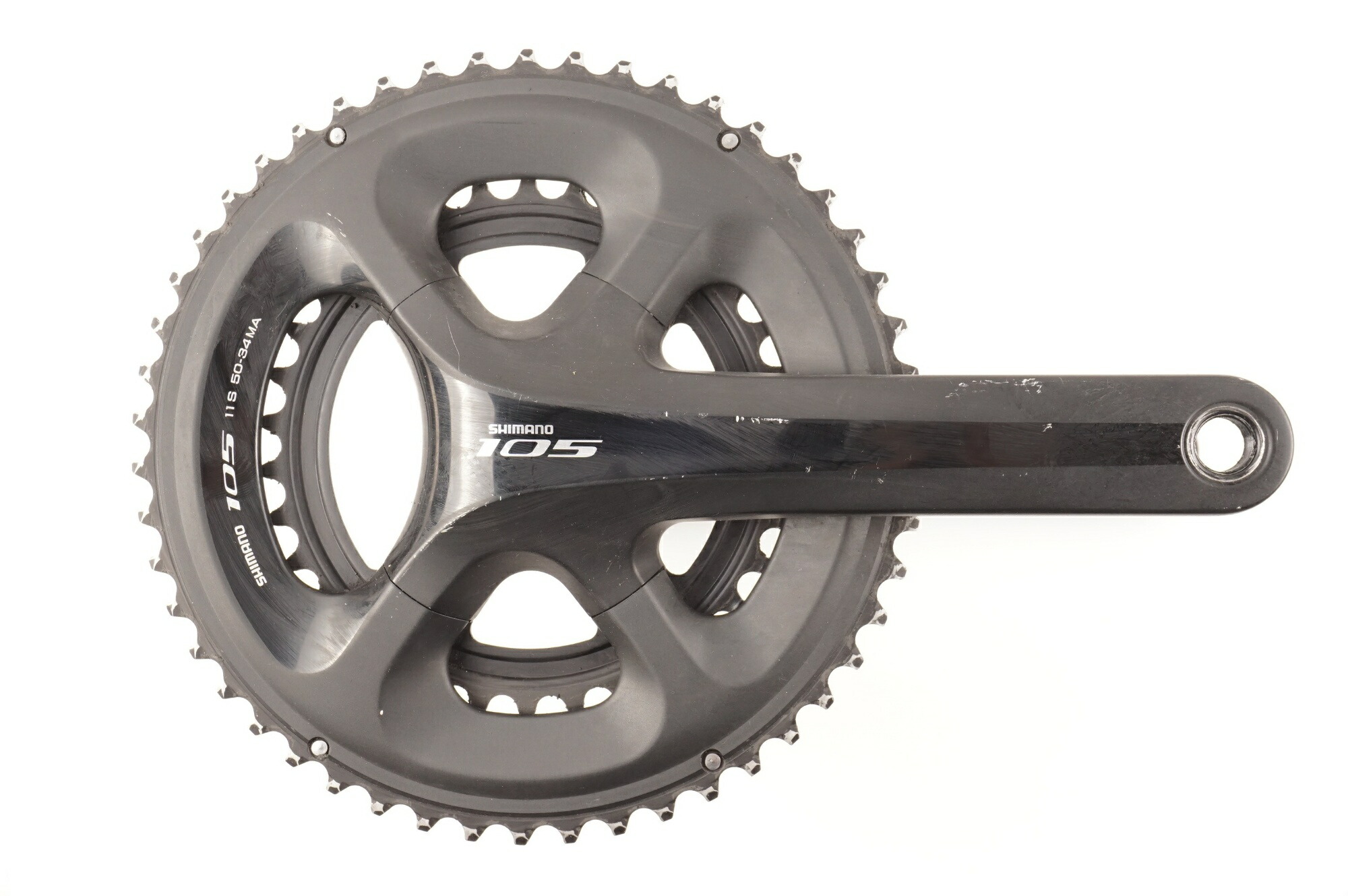 【中古】 SHIMANO 「シマノ」 105 FC-5800 50-34T 172.5mm クランクセット / バイチャリ中目黒店｜buychari 7,500円