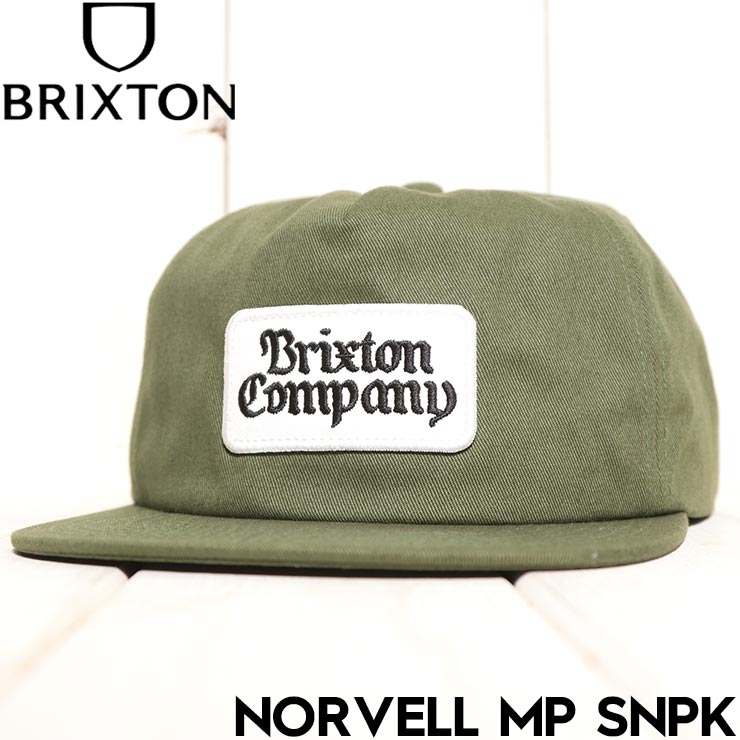 楽天市場】BRIXTON ブリクストン キャップNORVELL MP SNPK 11689
