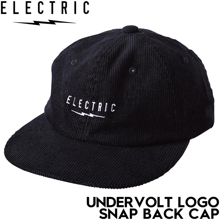 ELECTRIC エレクトリック CAP キャップ Volt Patch Hat Black ブラック 黒 ユニセックス ロゴ スノーボード スケートボード スケボー 新品 ELECTRIC：VOLT TECH CAP WHITE エレクトリック ボルト テック