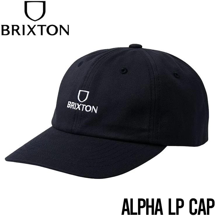 ストラップキャップ 帽子 BRIXTON ブリクストン ALPHA LP CAP 10731 BKWVW 日本代理店正規品