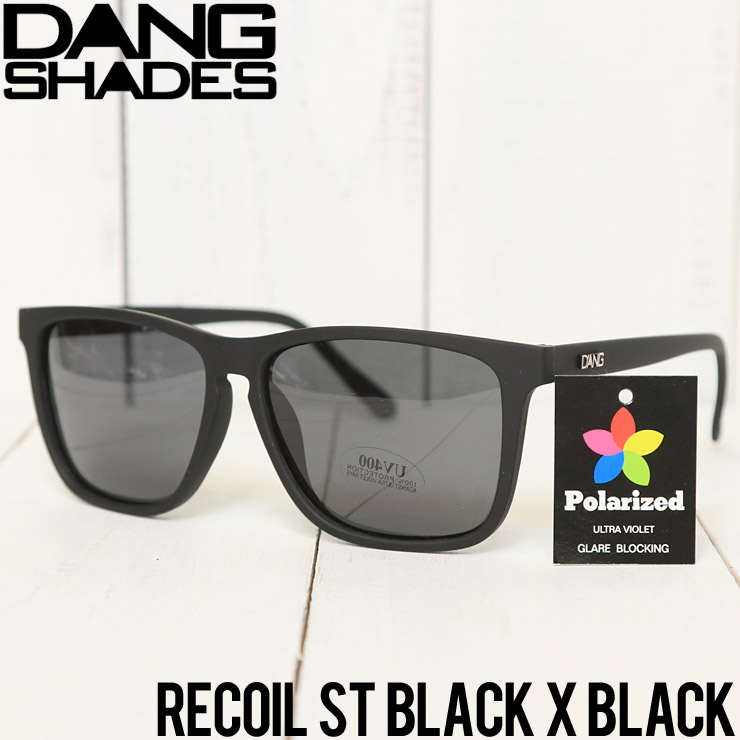 楽天市場 送料無料 Dang Shades ダンシェイディーズ Recoil Polarized Sunglasses 偏光サングラス St Black X Black Fb Lug Lowrs